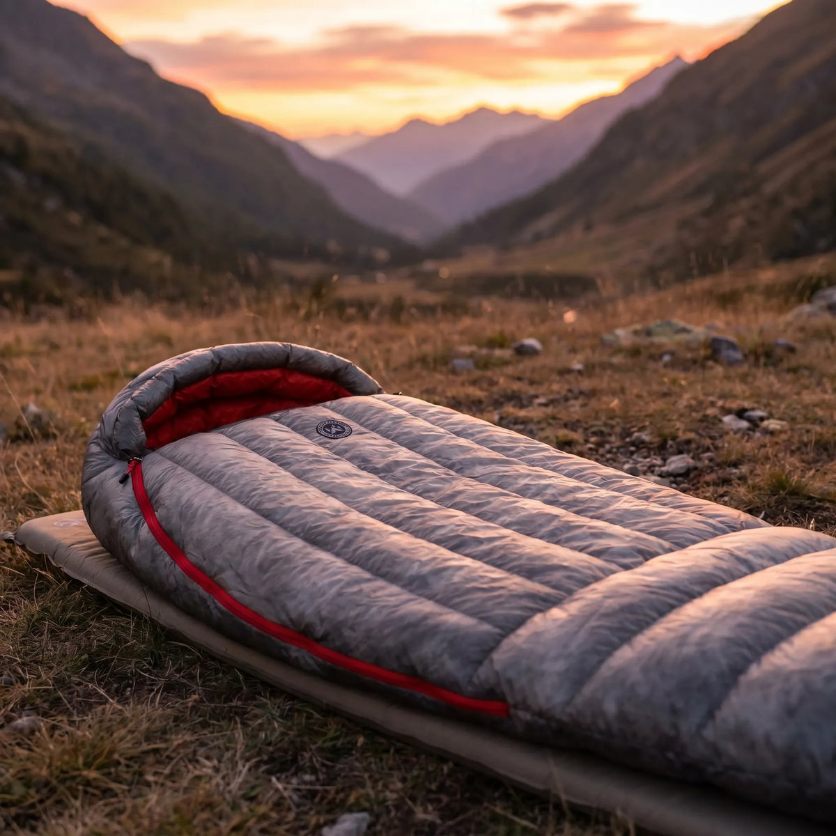 Unisex Ultralight Down Mummy Sleeping Bag for Backpacking