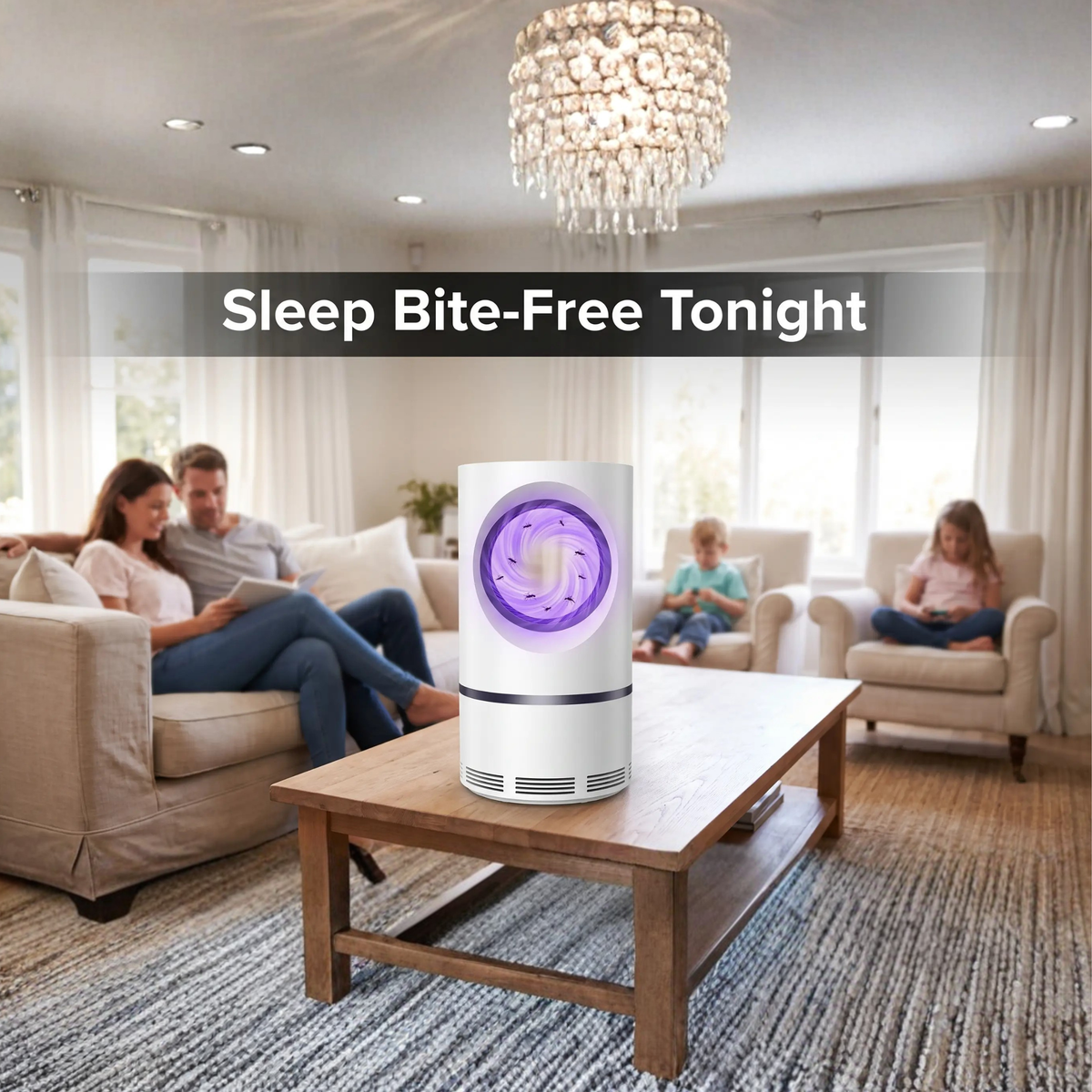 UV Light Insect Trap - Indoor/Outdoor Mosquito & Fly Killer