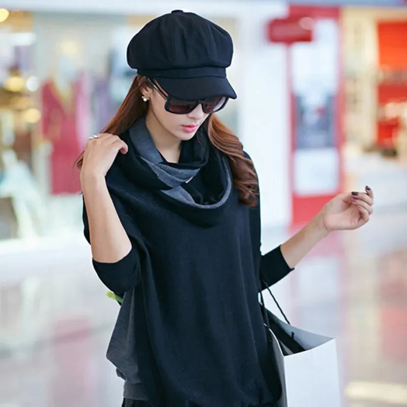 Vintage-Style Newsboy Cap for Winter Comfort