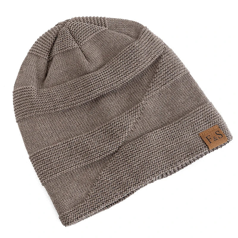 Warm Winter Beanie with Lining