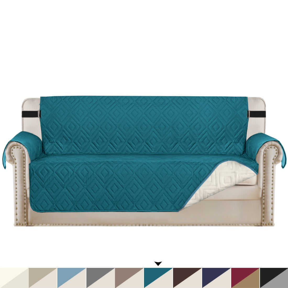 Water-Repellent Non-Slip Reversible Sofa Cover Protector