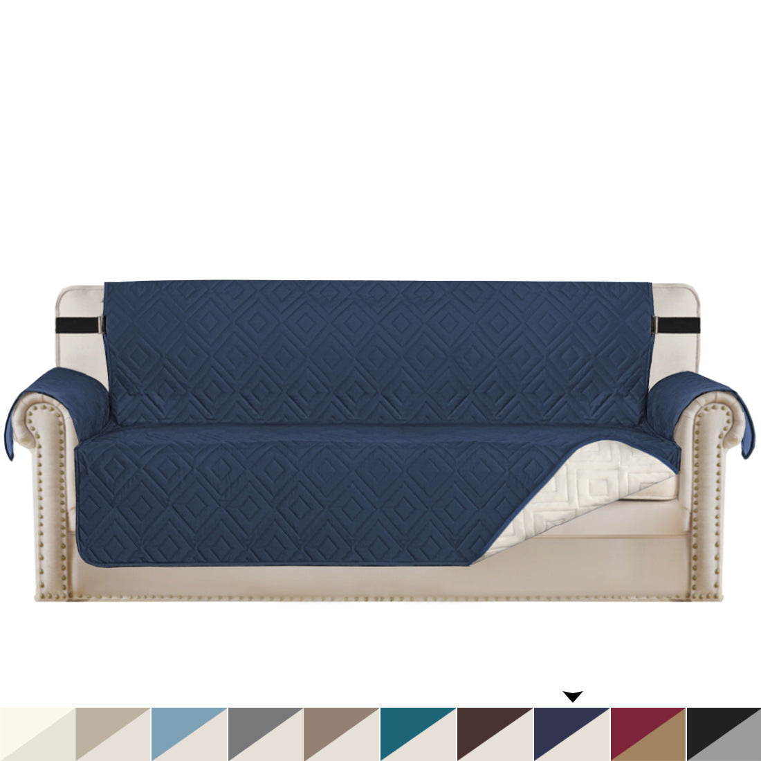 Water-Repellent Non-Slip Reversible Sofa Cover Protector