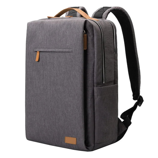 Water-Resistant Laptop Backpack with USB Charging Port for 15.6-Inch Laptops
