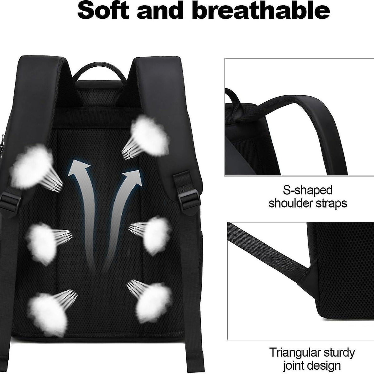 Waterproof Anti-Theft Laptop Travel Backpack