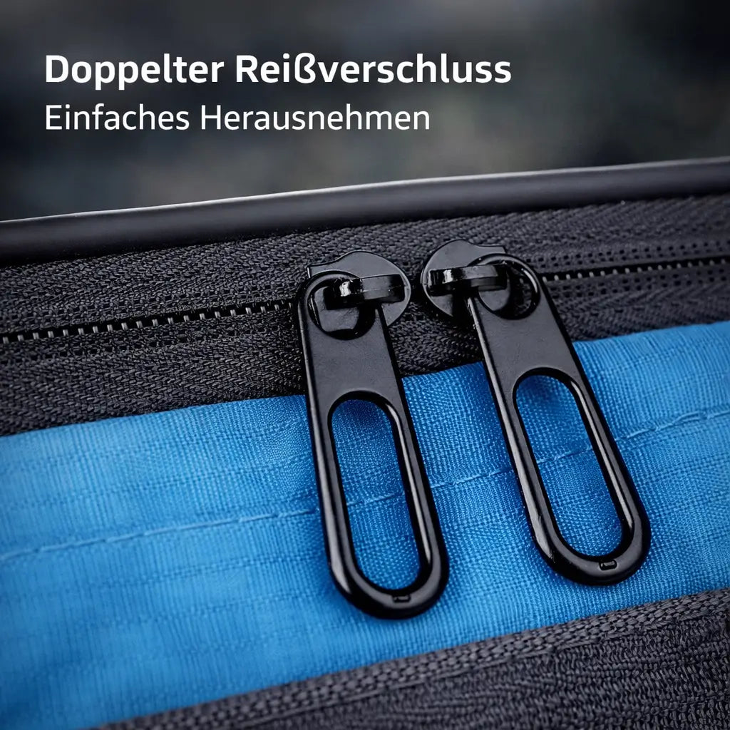 Waterproof Bicycle Handlebar Bag with Touchscreen