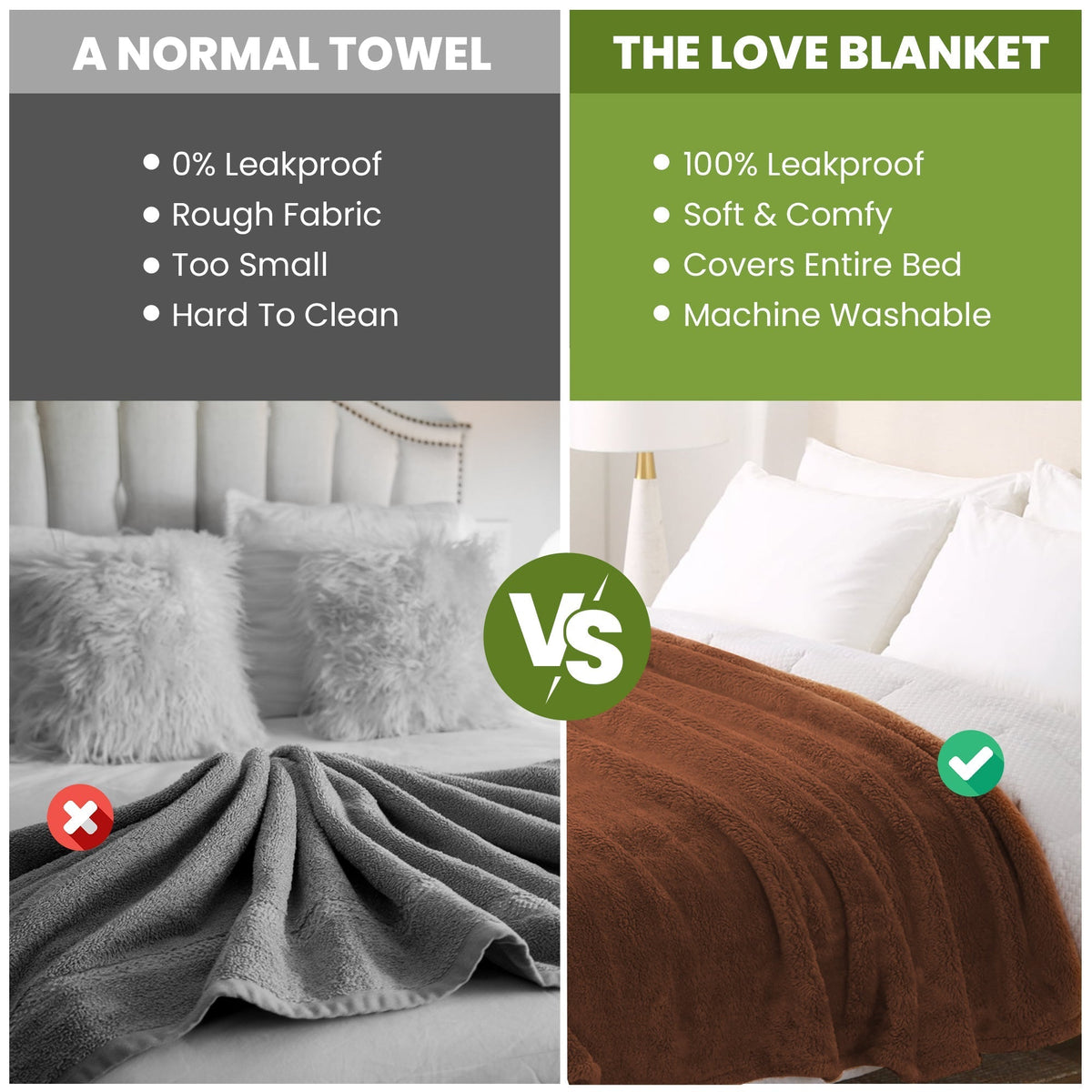 Waterproof Blanket for Intimate Moments - Soft & Discreet