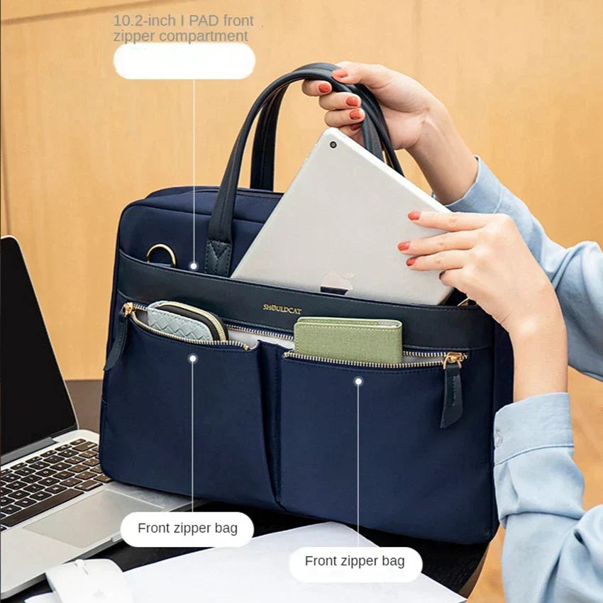 Waterproof Laptop Bag for Pro & Air – Slim Shockproof Carry Case for Travel & Work