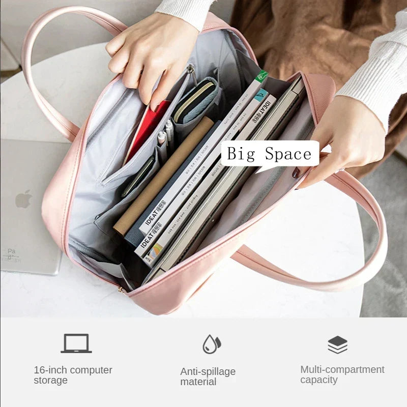 Waterproof Laptop Bag for Pro & Air – Slim Shockproof Carry Case for Travel & Work