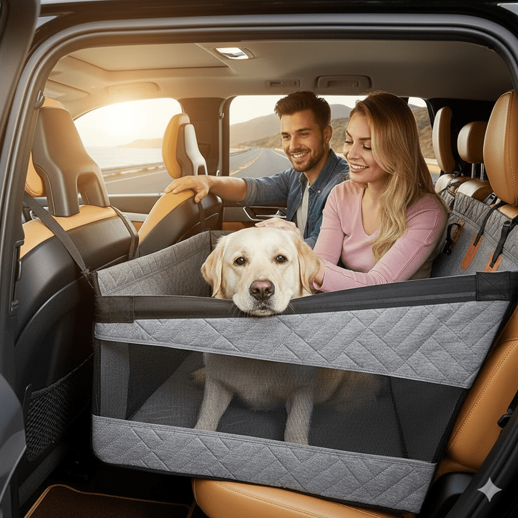 Waterproof Memory Foam Dog Car Seat Mat