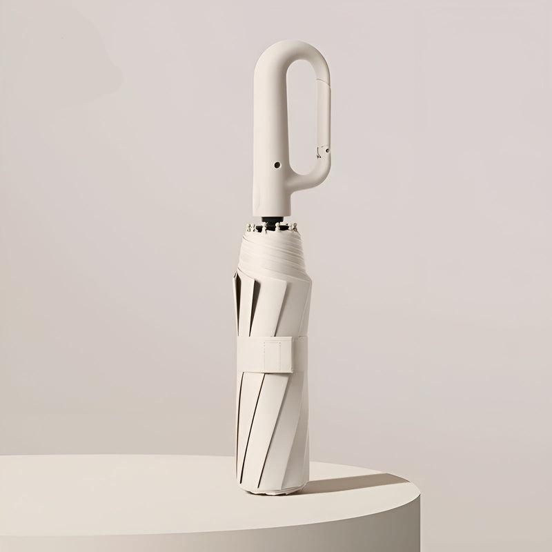 Weather Umbrella for Wind and Rain with Automatic Buckle Handle