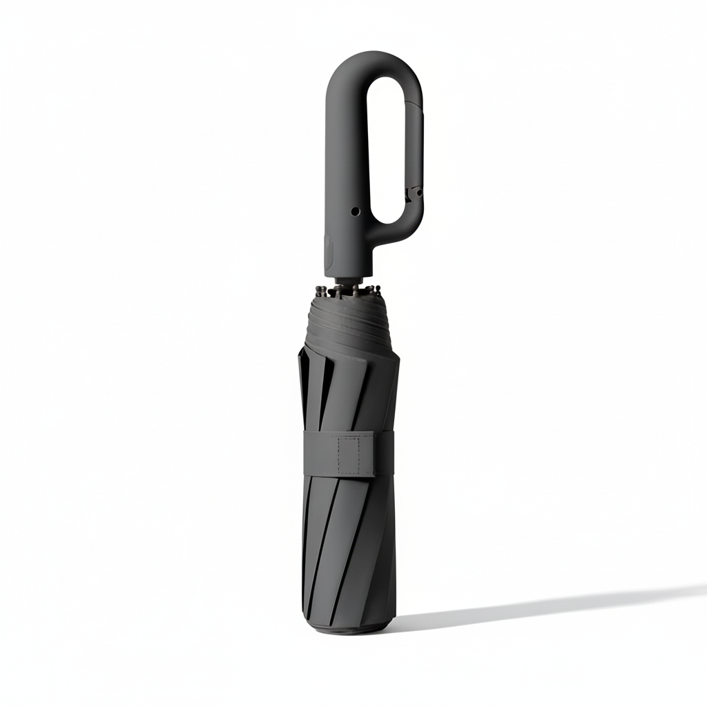 Weather Umbrella for Wind and Rain with Automatic Buckle Handle