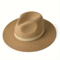 Wide-Brim Panama Hat - Stylish and Protective