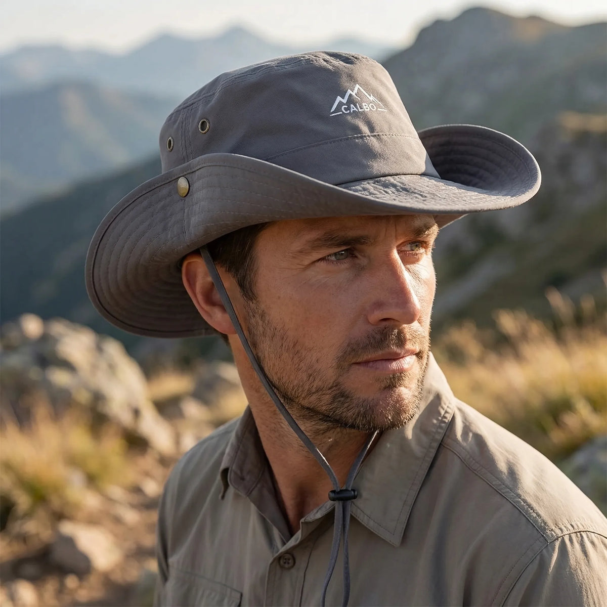 Wide-Brim Waterproof Outdoor Hat