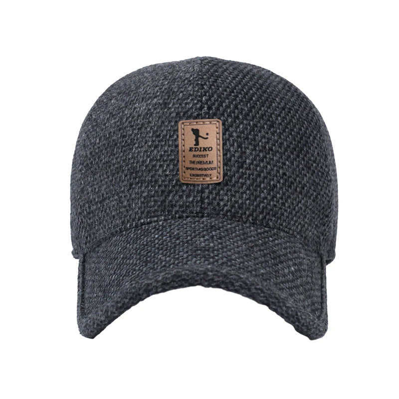 Winter Baseball Cap with Ear Flaps