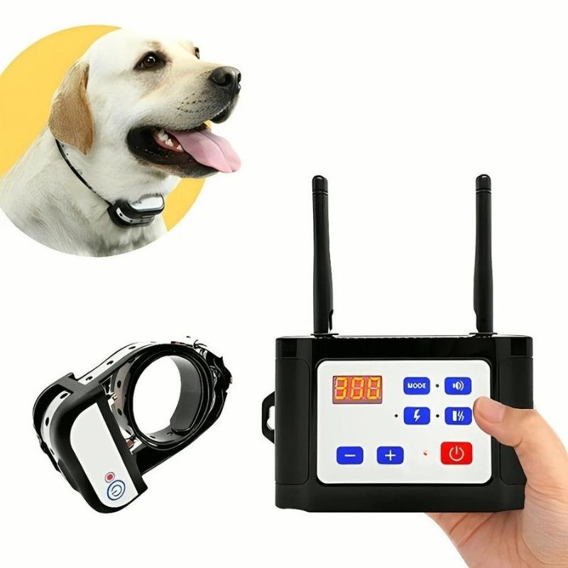 Wireless Dog Fence and Training Collar – Rechargeable, Waterproof with Pet-Friendly Correction Modes