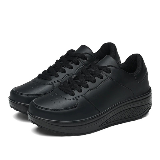 Women's Black Orthopedic Sneakers