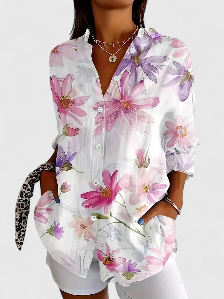 Women's Blouse with Unique Print