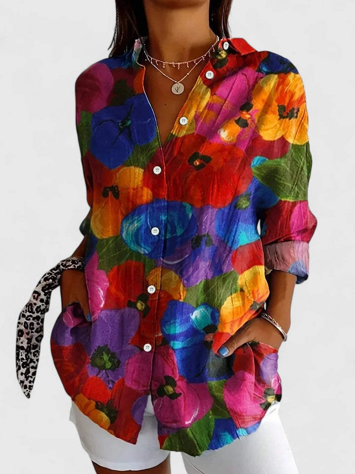 Women's Blouse with Unique Print