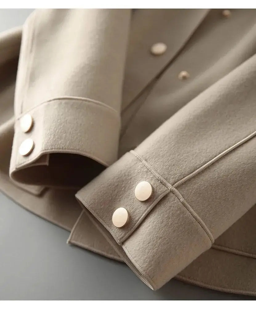 Women's Button-Front Patch Pocket Jacket