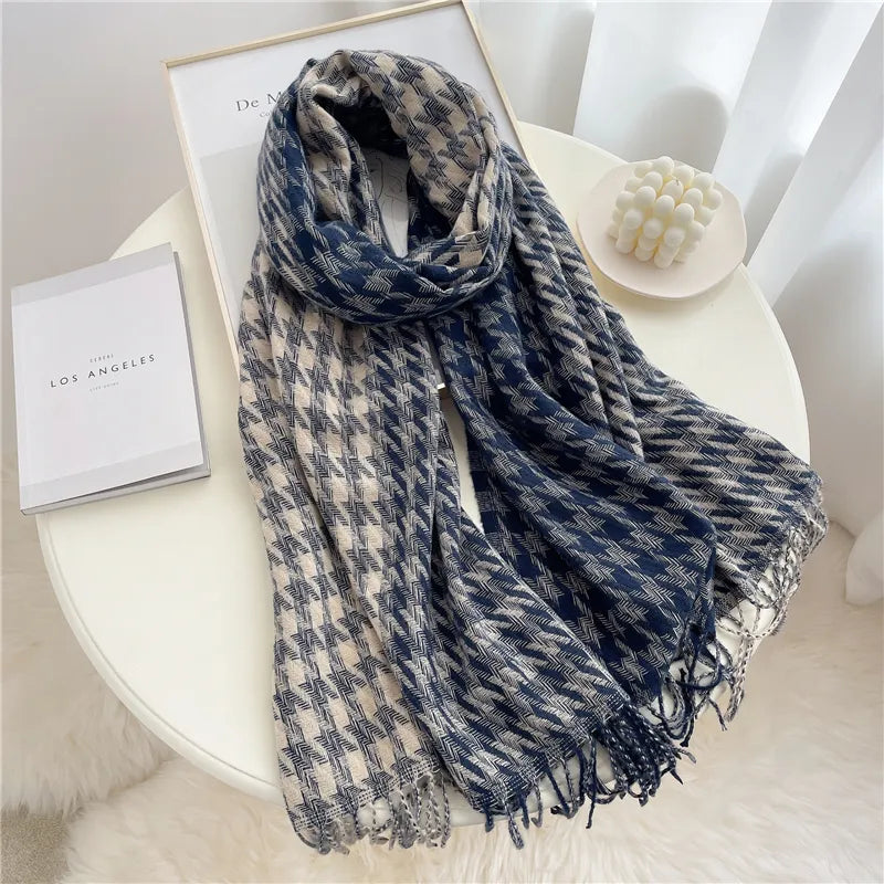 Women's Checked Scarf