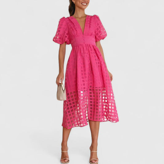 Women's Elegant and Versatile Midi Dress