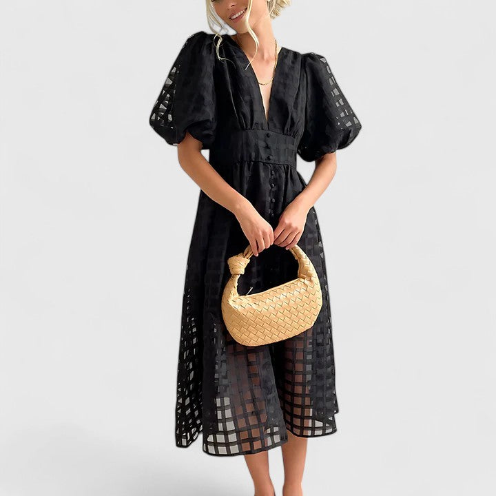 Women's Elegant and Versatile Midi Dress
