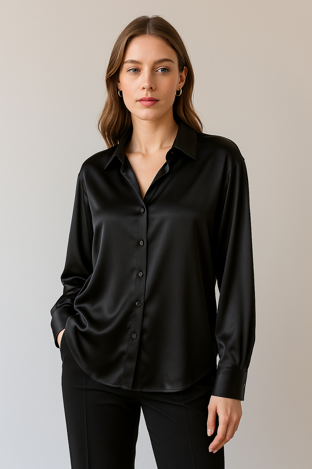Women's Elegant, Luxurious and Versatile Shirt - Ideal for Autumn