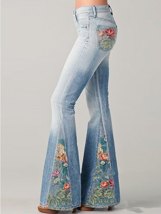 Women's Flared Jeans - Luna