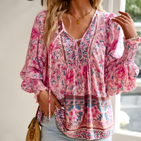 Women's Floral Blouse for Everyday Wear