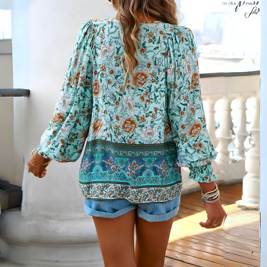 Women's Floral Blouse for Everyday Wear
