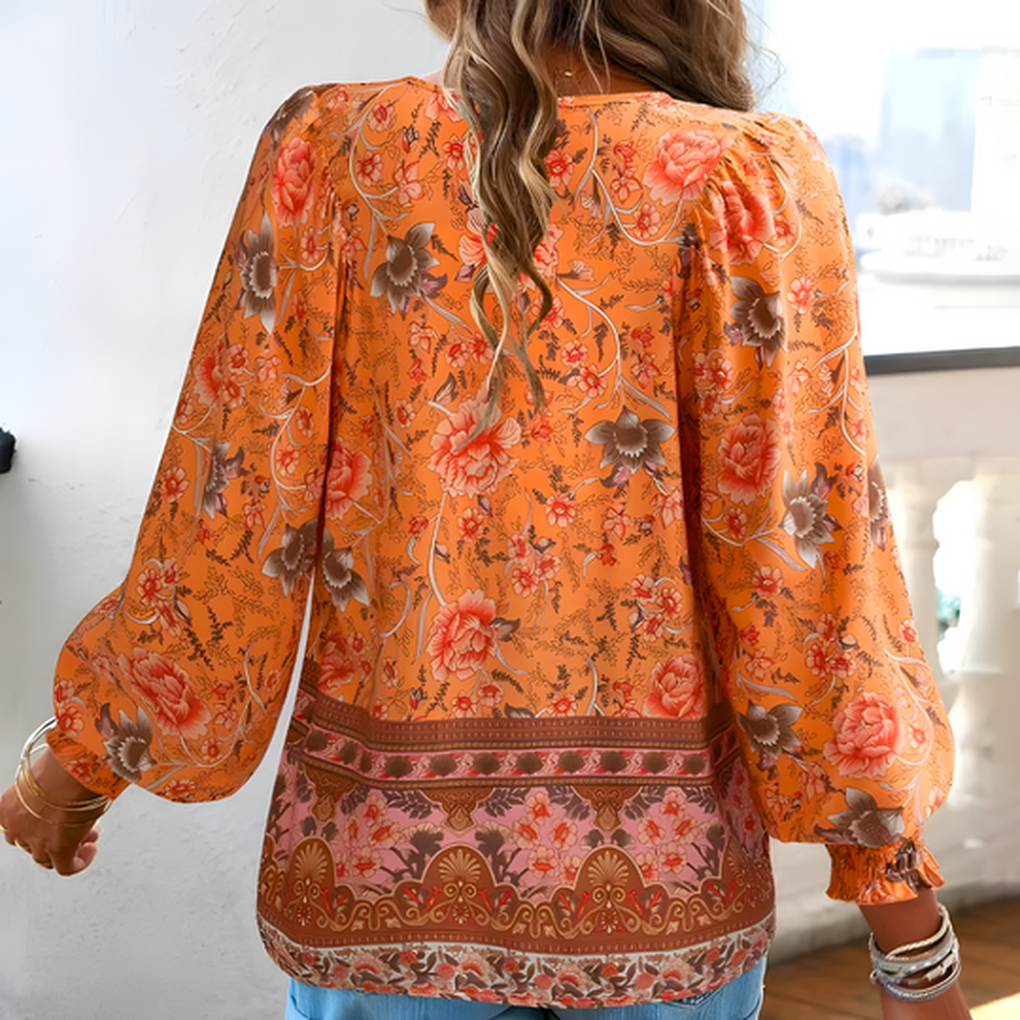 Women's Floral Blouse for Everyday Wear