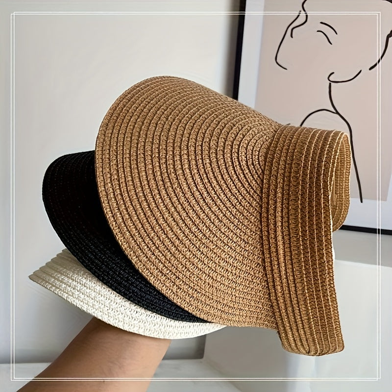 Women's Foldable Wide Brim Sun Visor