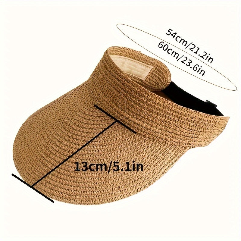 Women's Foldable Wide Brim Sun Visor