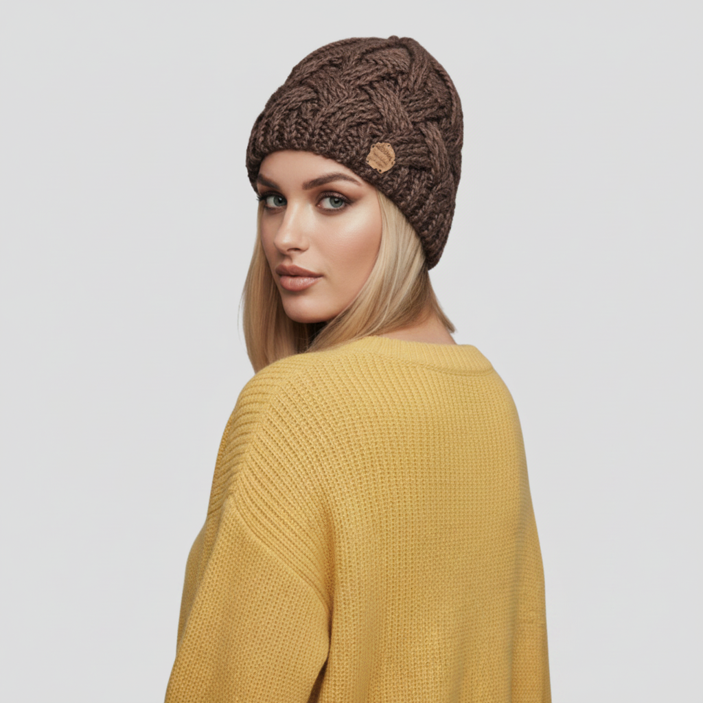 Women's Hat with Textured Weave