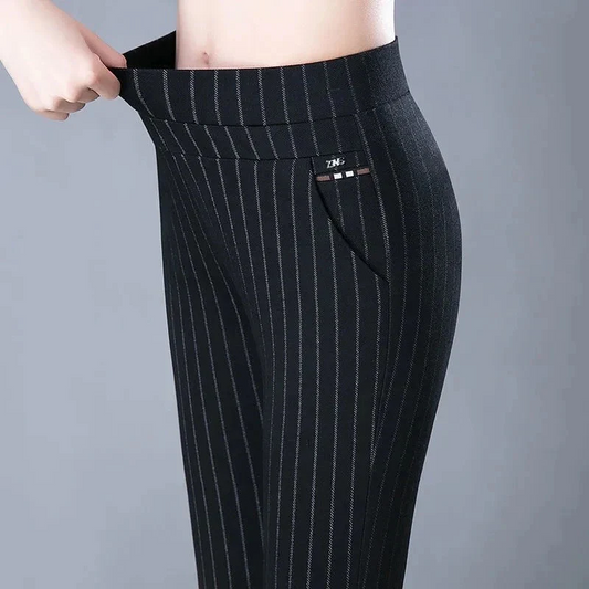 Women's High-Waisted Breathable Stretch Trousers