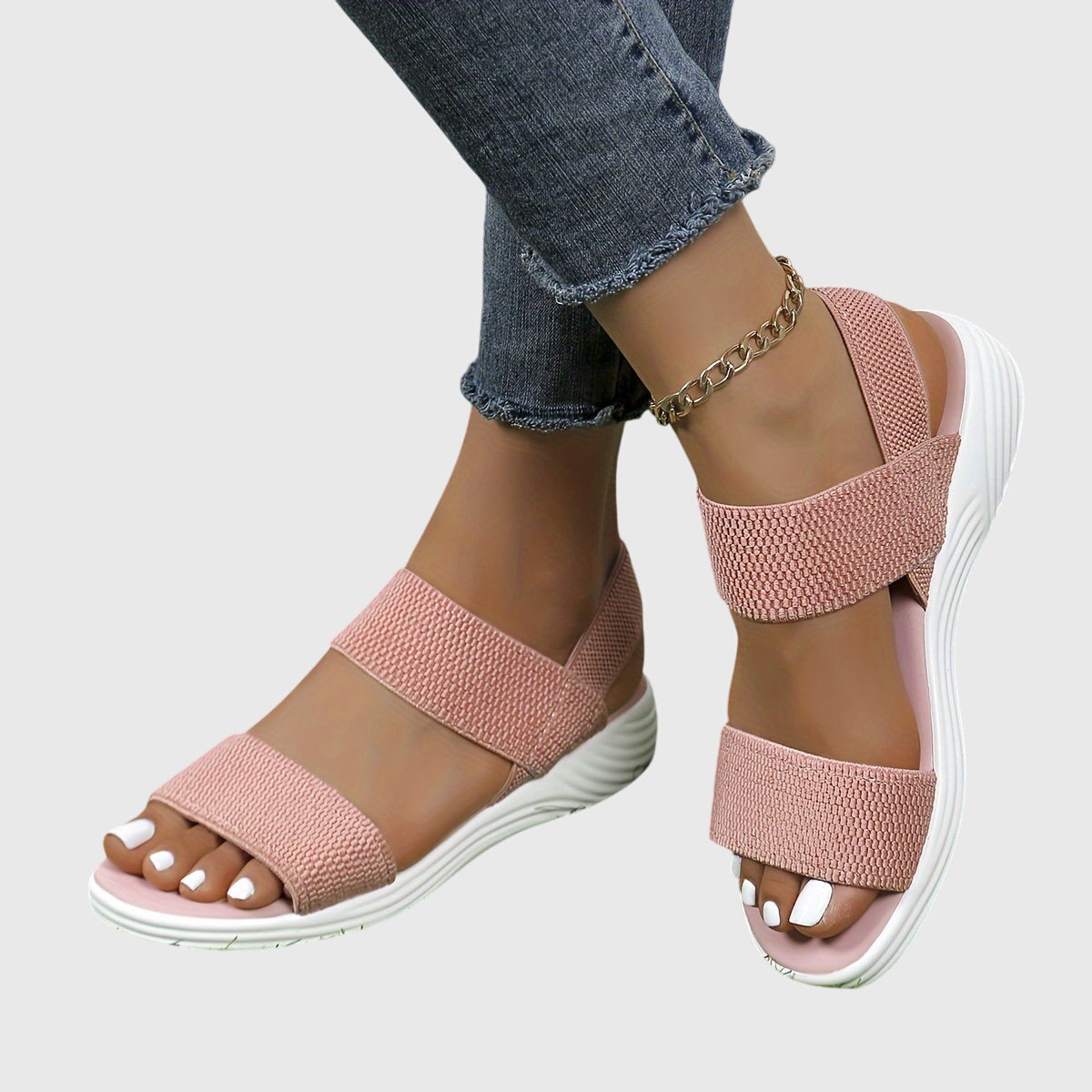 Women's Lightweight Orthopedic Sandals with Adjustable Arch Support