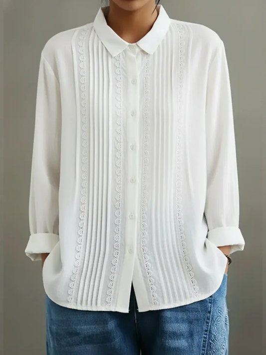 Women's Long-Sleeve Button-Down Shirt