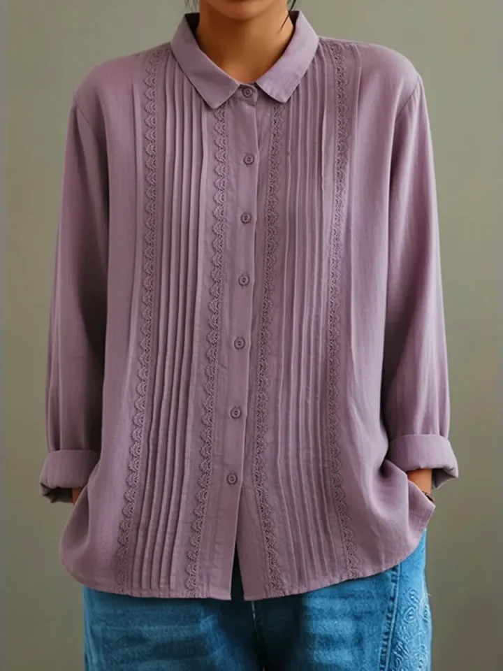 Women's Long-Sleeve Button-Down Shirt