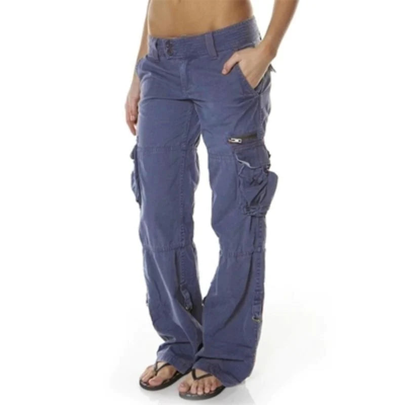 Women's Multi-Pocket Cargo Pants
