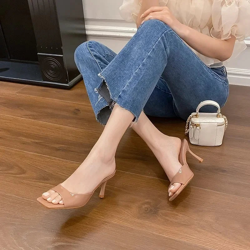 Women's Open-Back Slip-On Mules – Stylish & Comfortable