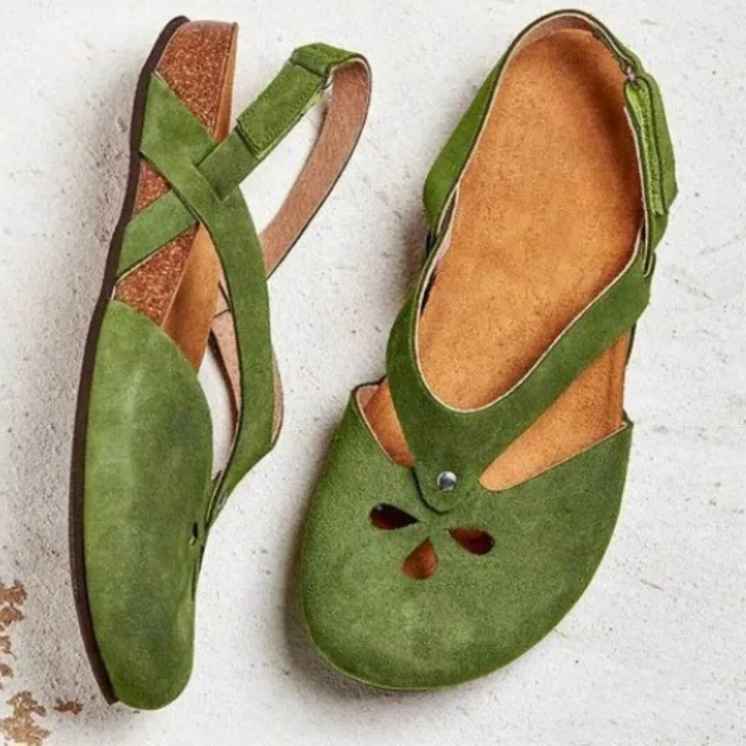 Women's Orthopedic Cross-Strap Slingback Sandals