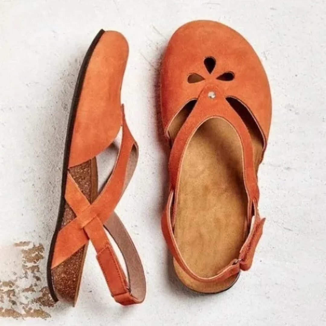 Women's Orthopedic Cross-Strap Slingback Sandals