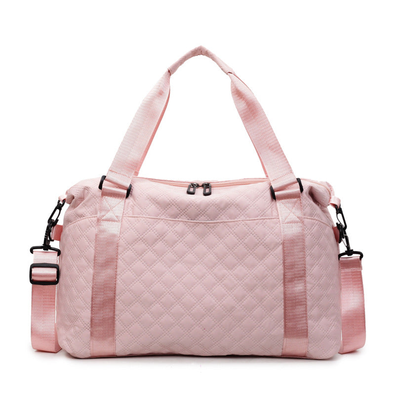 Women's Quilted Travel Bag with Functional Design