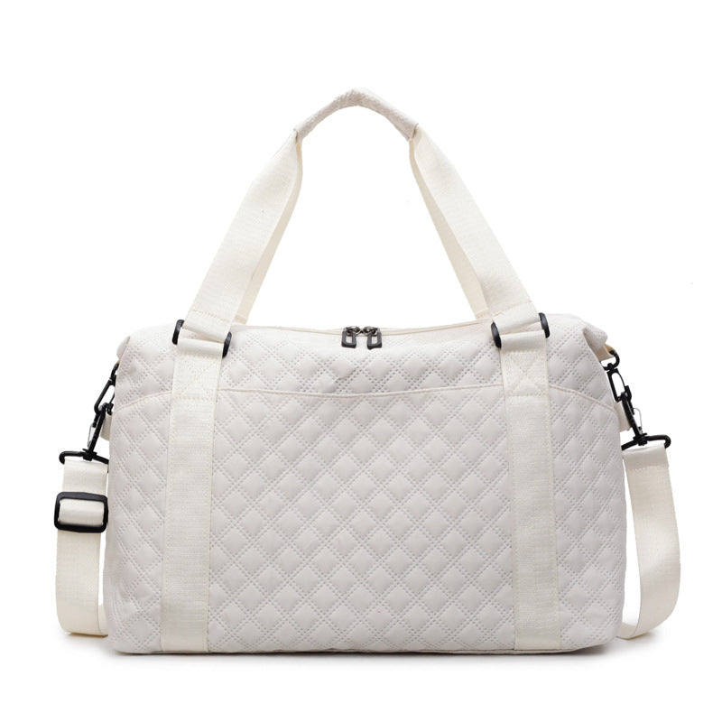 Women's Quilted Travel Bag with Functional Design