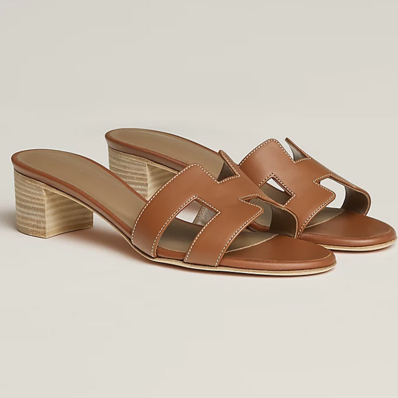 Women's Slip-On Block Heel Sandals