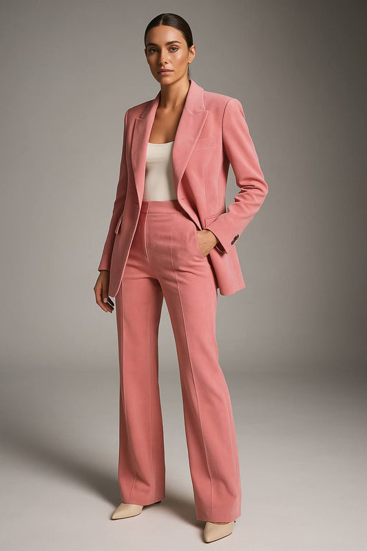 Women's Two-Piece Suit: Elegant Blazer and Trousers