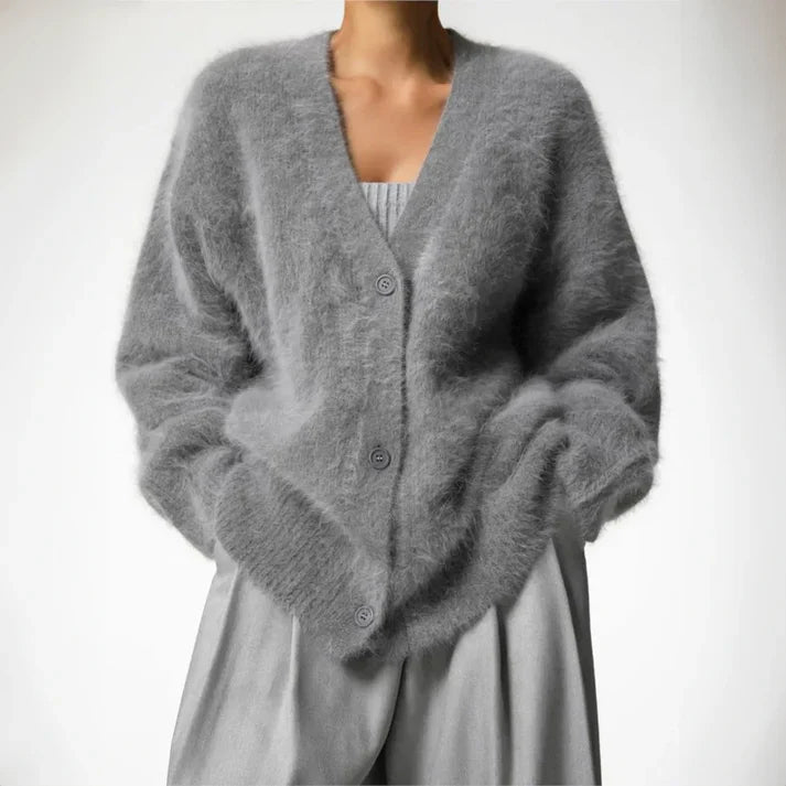 Women's V-Neck Cardigan Sweater