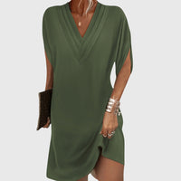 Women's V-Neck Mini Dress