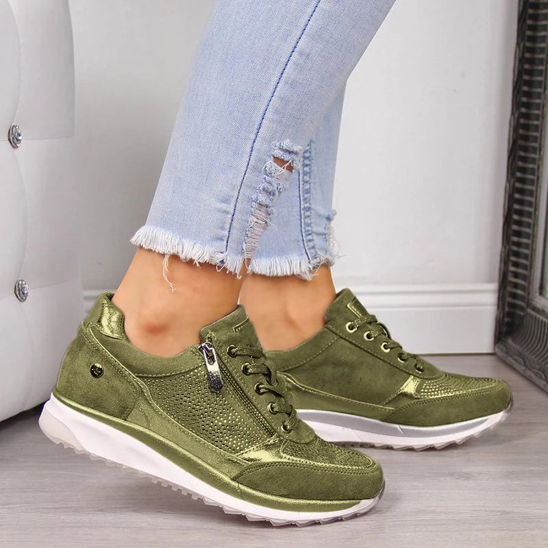 Women's Walking Shoes with Non-Slip Sole and Modern Look