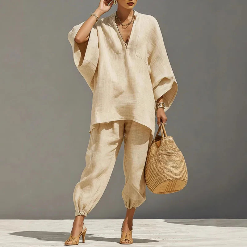Women's Wide-Sleeve Lounge Set